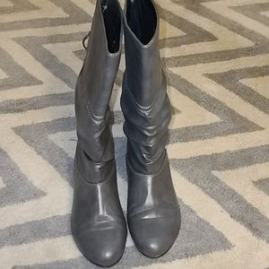 Gray boots